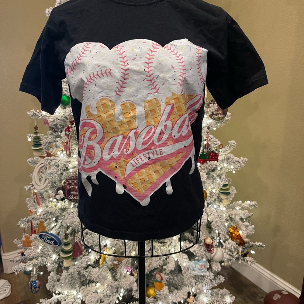 Baseball Lifestyle Kids T-Shirt - Black